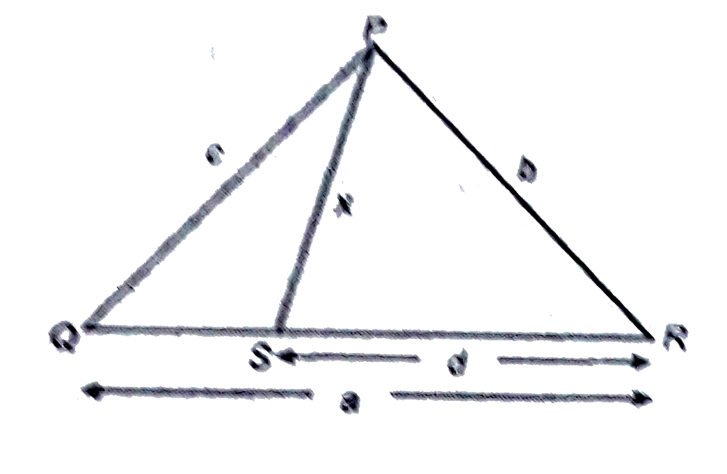 In the adjoining figure if a= 18 , b= 12,c = 14 and d=8 , what is the measure of x?