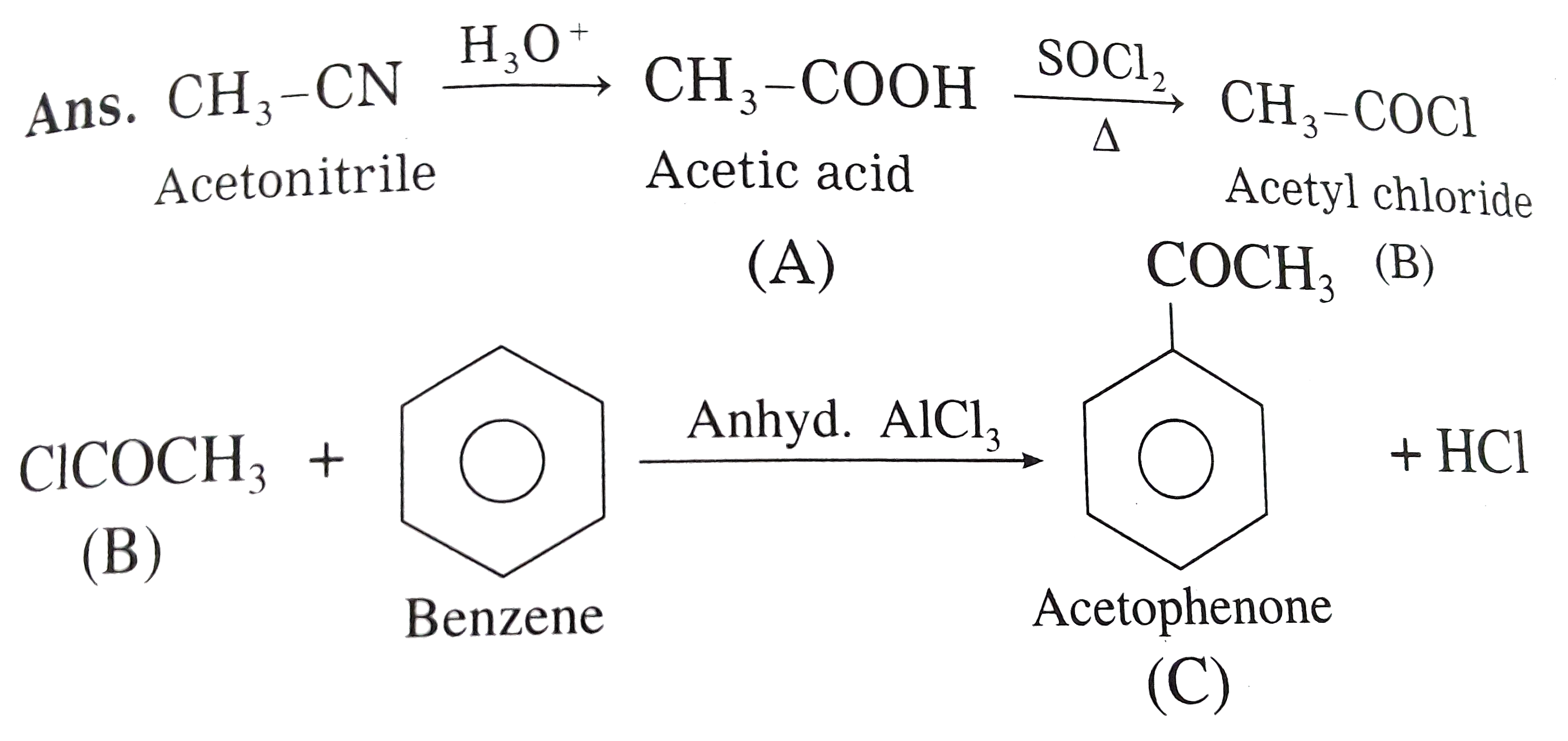 A Nitraite On Acid Hydrolysis Gives Compound A Which Reacts With