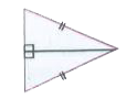 दिए गए आकृतियों में दोनों त्रिभुजों के सर्वागसमता की जाँच कीजिए | सर्वांगसमता का उल्लेख कीजिए -