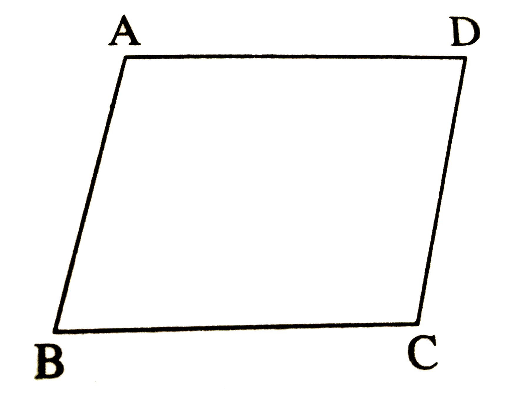 square ABCD is a parallelogram of AB =4 cm , BC =5 cm, then find AD and  DC . State your reason .