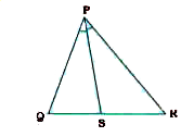 In the given figure, PR gt PQ and PS bisects angle QPR. Prove that angle PSR gt angle PSQ.