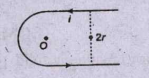 In the figure shown, the magnetic field induction at the point O will be