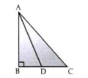 In the given figure ABC is a right angled triangle with angleB=90^(@)  . D is the mid -point of BC . Show that AC^(2) = AD^(2) +3CD^(2) .