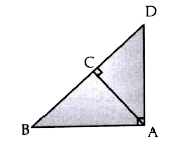 In the figure given below ABC is a triangle right angled at A and AC bot CD . Show that      AC^(2) = BC xx DC