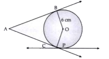 The tangent at any point of a circle is ............ to  the radius through the point of contact.