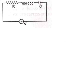 Read the following paragraph and answer the question : The figure shows a series LCR circuit : For such a circuit, the impedance Z=sqrt(R^2+(XL-XC)^2) , is given by where XL, and XC are inductive and capacitive resistances respectively. As the frequency of a.c. is increased, at a particular frequency. XL become, equal to XC. For that frequency maximum current occurs. This is because impedance becomes equal is its least value R. Current through the circuit I= V/R. The circuit behaves like a pure resistive circuit and current and voltage will be in phase. This is called resonance. Frequency of a.c. at which resonance occurs is called resonant frequency. If frequency is less than the resonant frequency, then the capacitive reactance will be more. The circuit will be capacitive in nature and current leads voltage. On the other hand, if frequency is more than the resonant frequency inductive reactance will be more. Circuit is inductive in nature and current lags the voltage. An LCR circuit with a resistance 50 Omega has a resonant angular frequency 2 xx 10^3 rad/s. At resonance, the voltage across the resistance and inductance are 25 V and 20 V respectively. Then:  The impedance at resonance is :