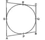 In the given figure, a quadrilateral ABCD is drawn to circumscribe a circle such that its sides AB, BC, CD and AD touch the circle at P, Q, R and S respectively. If AB = x cm, BC = 7 cm, CR = 3 cm and AS = 5 cm, find x.