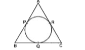 In the given figure, the sides AB, BC and CA of a triangle ABC touch a circle at P, Q and R respectively. If PA = 4 cm, BP = 3 cm and AC = 11 cm, then the length of BC (in cm) is :