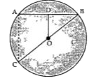 In the given figure, AB is a chord of a circle with centre O and BOC is a diameter. If OD bot AB such that OD = 6 cm, then AC = ?