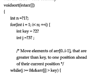 The Following Program Code Sorts A Single Dimensional Array In Ascendi