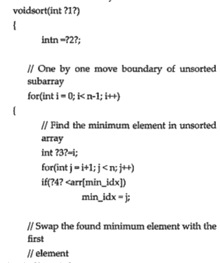 The following program code sorts a single dimensional array in ascendi