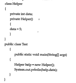 Concerning the program code given below, answer the questions that follow:       What is the output of the following program?