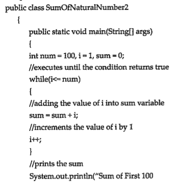 Regarding the program code given below, answer the questions that follow:          What is the output of the following program?