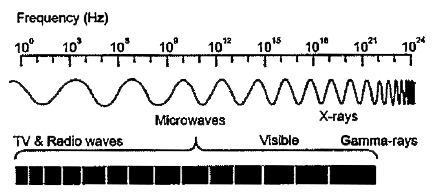 In the above picture, which of the following spectrum is depicted?