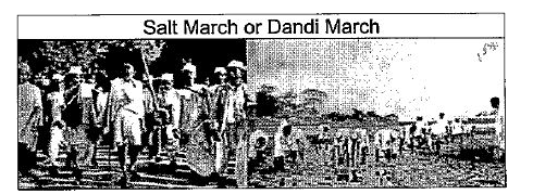 Which of the following were the rationale behind Dandi March?