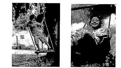 A girl sitting on a swing and a boy having the same mass as the girl swings to the same height as that of the girl as shown in the figure below. Which of the statements are correct pertaining to the boy and girl