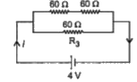 The current flowing in the circuit shown in figure below, will be