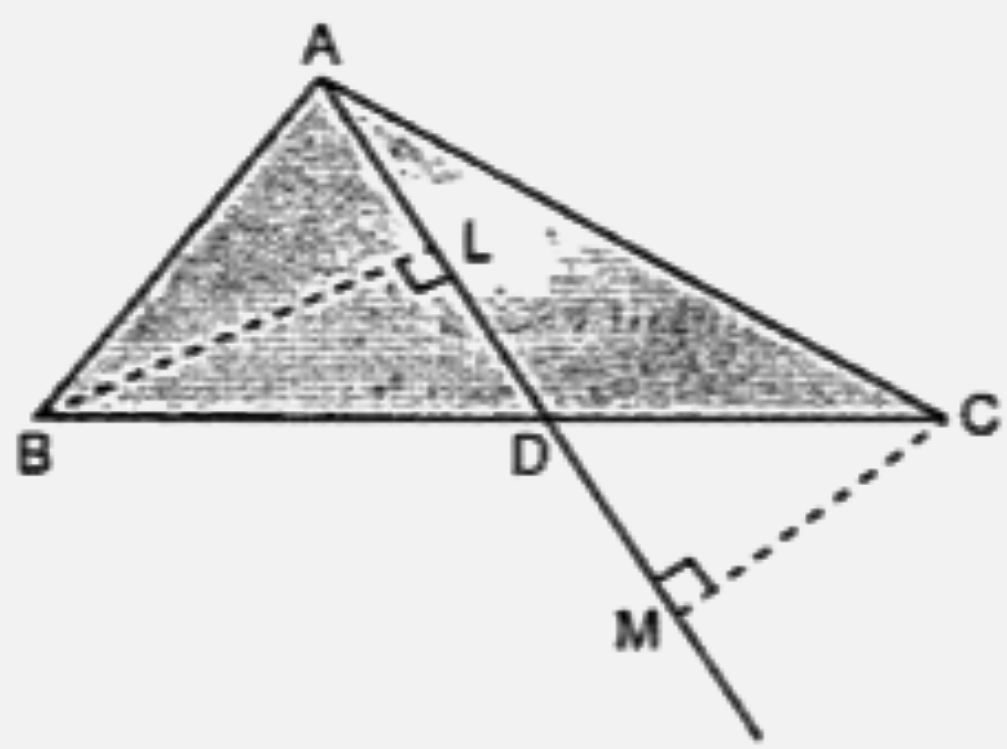 In the following figure, BL=CM       Prove that AD is a Median of triangle ABC