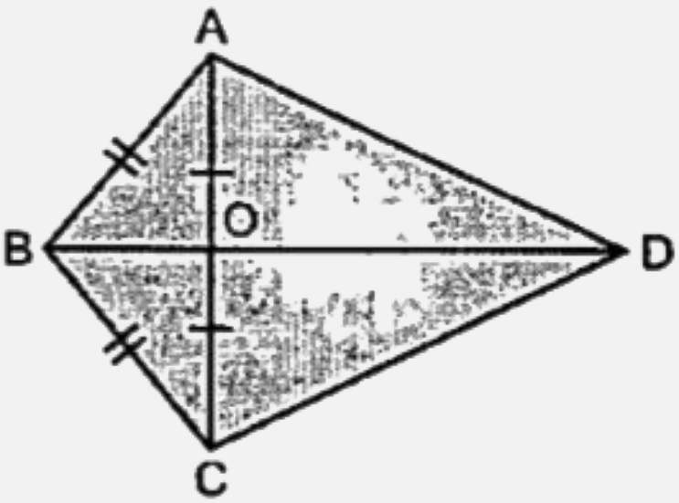 In the following figure, OA=OC and AB=BC.       Prove that :   angleAOB=90^(@)