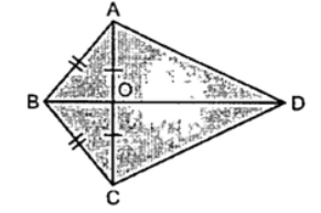 In the following figure, OA=OC and AB=BC.      Prove that :   DeltaAOD~=DeltaCOD