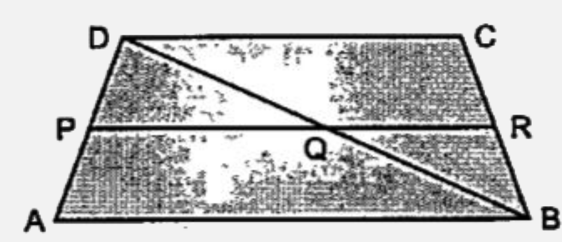 In the given figure ABCD is a trapezium, P is the mid-point of side AD and PR||AB||DC.       Prove that R is the mid-point of side BC