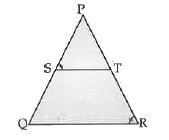 In the given figure, (SP)/(SQ)= (PT)/(TR) and / PST = /PRQ. Prove that PQR is an isosceles triangle.