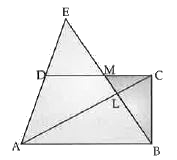 Throught the mid-point M of the sides of a parallelogram  ABCD, the line BM is drawn intersecting AC at L, and AD produced to E. Prove that EL = 2 BL.
