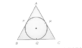 In the given figure, AB, BC and Ac are tangents to the circle at P,Q and R. If AB = AC, show  that Q is the mid-point of BC.