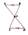 Given that in the figure, AB||CD and AB=CD where AD and BC intersect at point O. What is the congruence condition that proves triangleOAB~=triangleODC?