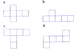 Identify which of the following can be used to make a cube.