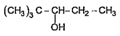 The main product in the dehydration of  in the presence of conc. H2SO4 at 170^@C is :