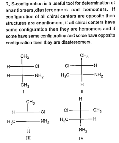Among above structure find out enantiomeric sturctures :