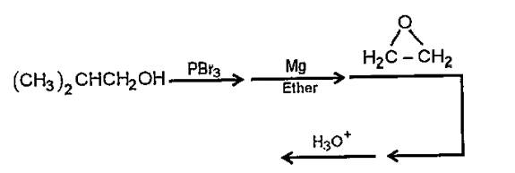 What is the major organic final product of the following sequence of reactions ?