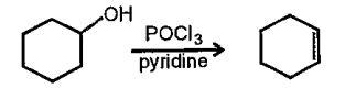 Dehydration of alcohols take place more rapidly with POCl3 than with H2SO4. Select correct statement(s) about the following dehydration reaction