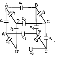 Find the equivalent capacitance between A and C.