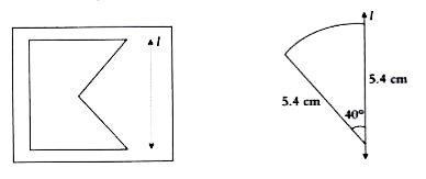 Determine the images of the following figure about the given line :