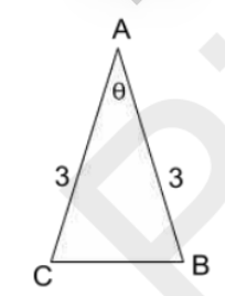 In the given figure triangle ABC, if
theta = 80^@, the measure of each of
the other two angles will be:  
दी गयी आकृति में, त्रिभुज ABC में, यदि theta = 80^@ है, तो दोनों अन्य कोणों में से प्र्येक का मान क्या होगा ?