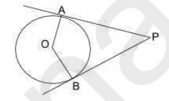 PA and PB are tangents to the circle and O is the centre of the circle. The radius is 5 cm and PO is 13 cm. If the area of the triangle PAB is M, then the value of sqrt (M/15) is :    PA और PB वृत्त के स्पर्शरेखा  है और O वृत्त का केंद्र है। त्रिज्या  5 सेमी और PO =13 सेमी है। यदि त्रिभुज PAB का क्षेत्रफल M है, तो sqrt (M/15) का मान है: