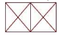 How many triangles are there in the following figure?   दी गयी आकृति में कितने त्रिकोण  हैं ?