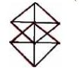 How many triangles are there in the following figure?   इस आकृति में कितने त्रिभुज हैं ?