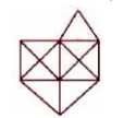 How many triangles are there in the following figure?     नीचे दी गयी आकृति में कितने त्रिभुज हैं ?