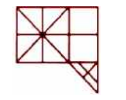How many triangles are present in the following figure?   नीचे दी गयी आकृति में कितने त्रिभुज हैं ?