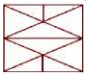 How many triangles are there in the following figure?     दी गयी आकृति में कितने त्रिभुज मौजूद हैं ?