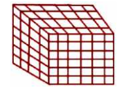 How many cubes are there in the following figure?    दी गयी आकृति में कितने घन हैं ?