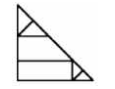 How many triangles are there in the figure given below?    दी गयी आकृति में कितने त्रिकोण हैं ?