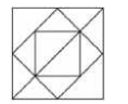 How many triangles are there in the following figure?    दी गयी आकृति में कितने त्रिकोण हैं ?