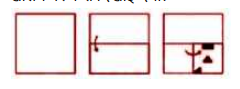 A piece of paper is folded and punched as shown below in the question figures. From the given answer figures. Indicate how it will appear when
opened?    कागज का एक टुकड़ा मुड़ा हुआ है जैसा कि नीचे दिए गए प्रश्न के आंकड़ों में दिखाया गया है। दिए गए उत्तर के आंकड़ों से इंगित करें कि इसे खोलने पर कैसे दिखाई देगा?