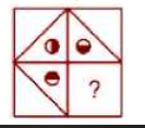 Which answer figure will complete the pattern given in the question figure.   कौन सी उत्तर आकृति   प्रश्न आकृति में दिए गए पैटर्न को पूरा करेगा।