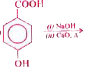 Give the products of the following :   (i) C6H5COONa underset(Delta)overset(NaOH + CuO)to    (ii) CH3CH2 underset(CH3) underset(|)(CH)COOH underse((ii)CaO, Delta)overset((i) NaOH ) to      (iv) CH3CH = CH CH2 COONa underset((ii)CaO, Delta)overset((i)NaOH)to