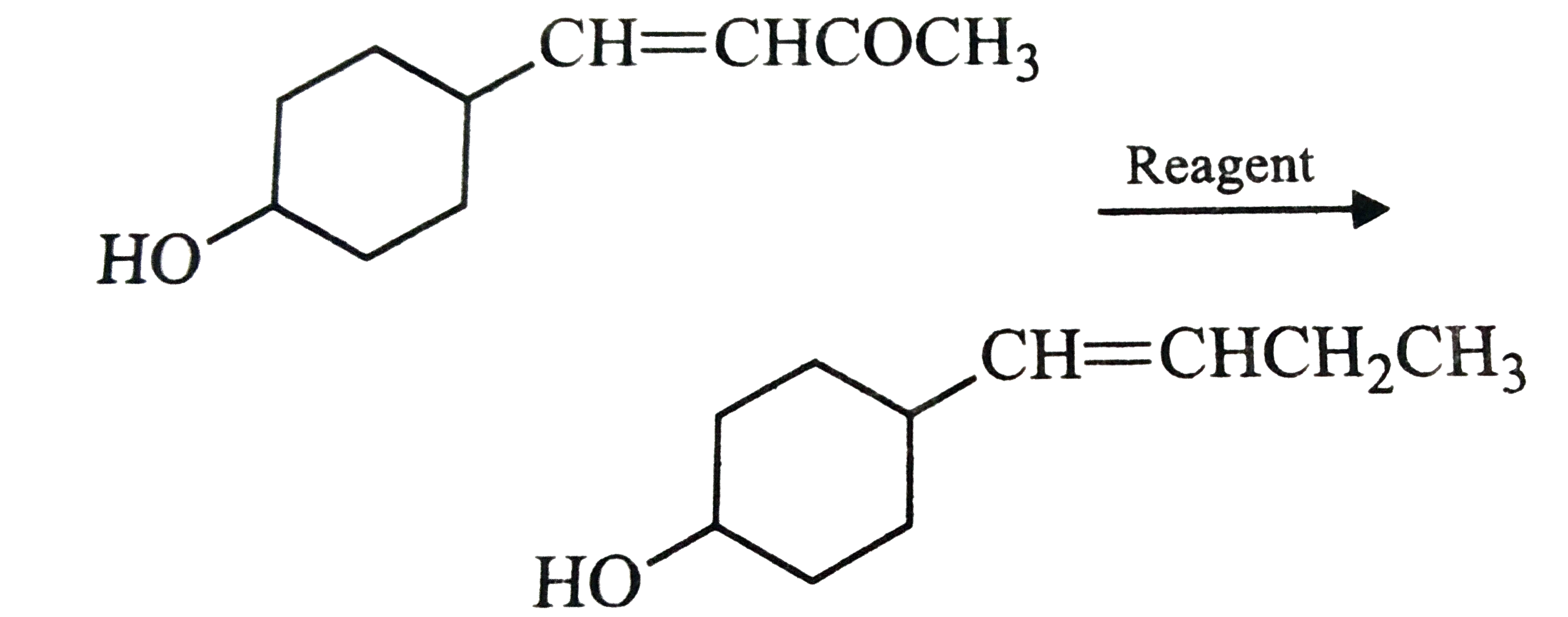 In the given transformation, which of the following is the most appropriate reagent?